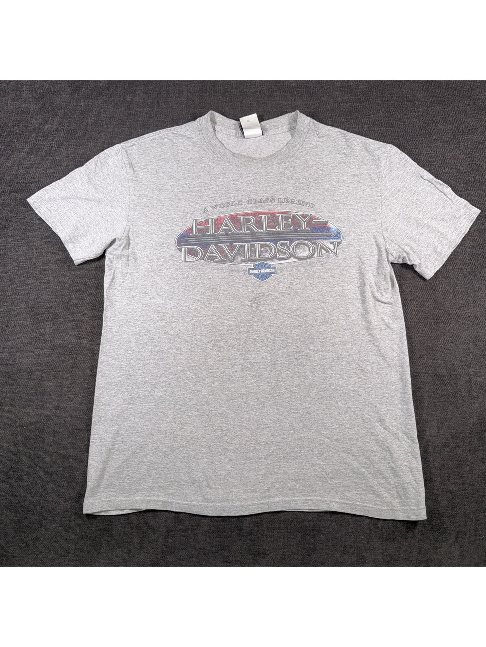 Harley-Davidson Gray Graphic T-Shirt Size L